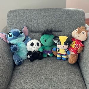 Disney / Marvel collector stuffies inc. Stitch